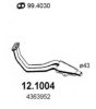 FIAT 4363952 Exhaust Pipe